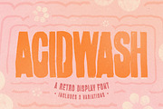 ACIDWASH Font, a Font by Cameron Humphries (Thumbnail 1 of 8)