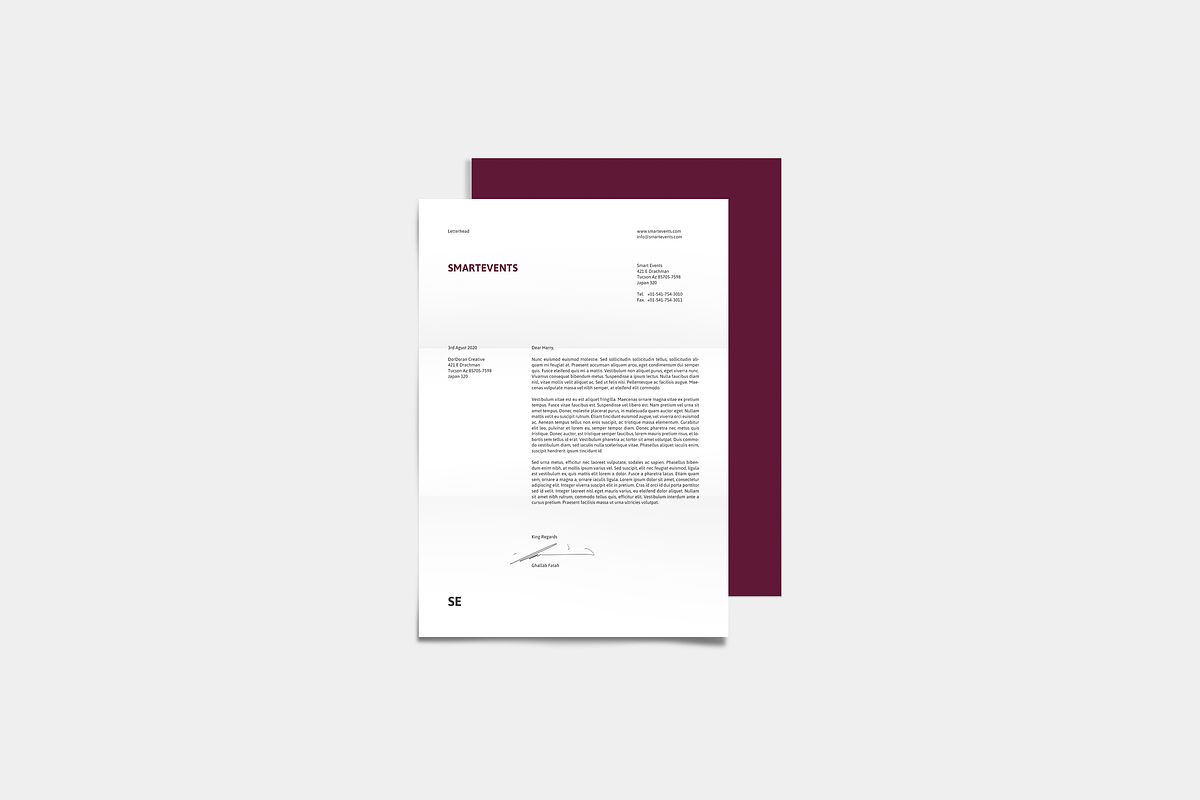 SE Corporate Identity, a Stationery Template by silukEight (Photo 5 of 7)