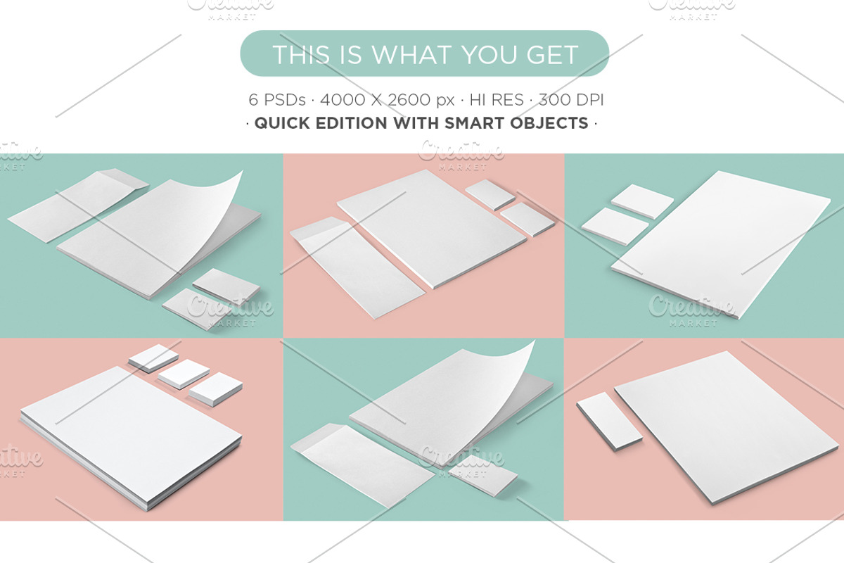 Mockup - Branding Stationery, a Product Mockup by tomodachi studio (Photo 2 of 4)