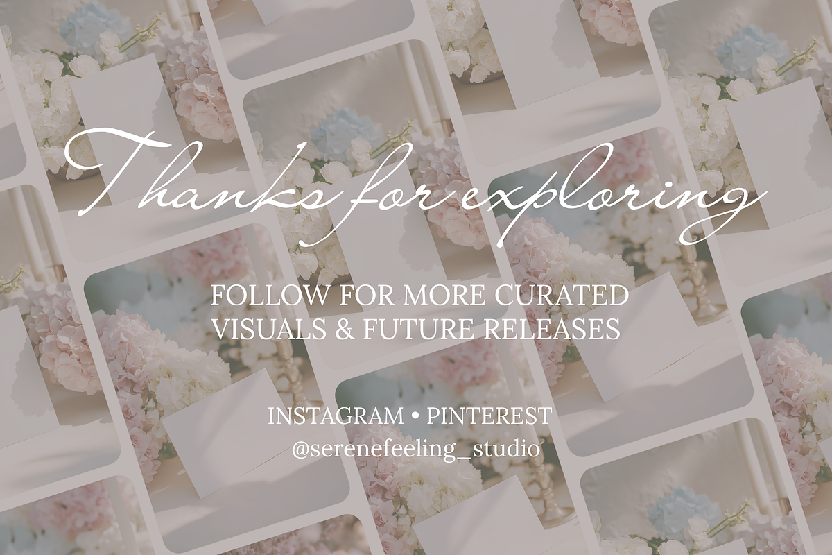 Hydrangea 3.5x5 RSVP Card Mockup, a Product Mockup by Serenefeeling (Photo 6 of 6)