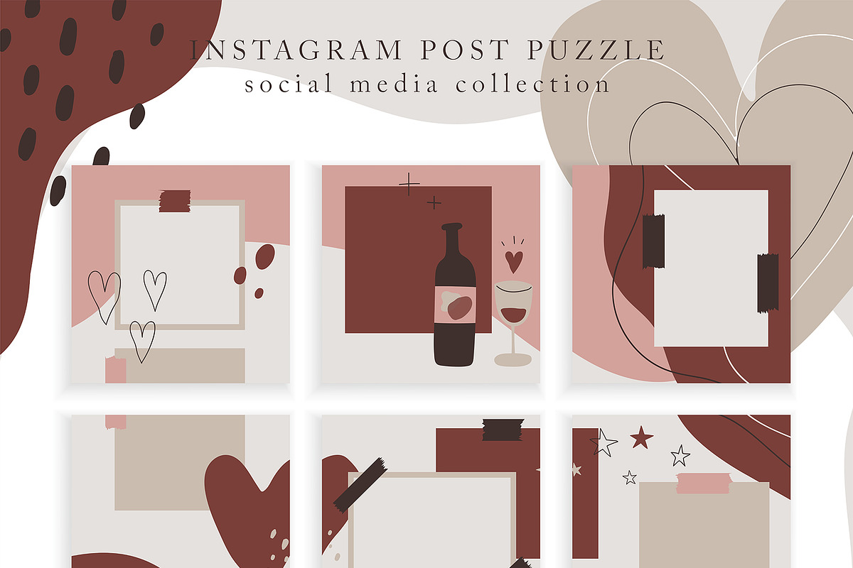 LOVE SHAPES - Abstract valentine set, a Decorative Illustration by Artnis (Photo 7 of 8)