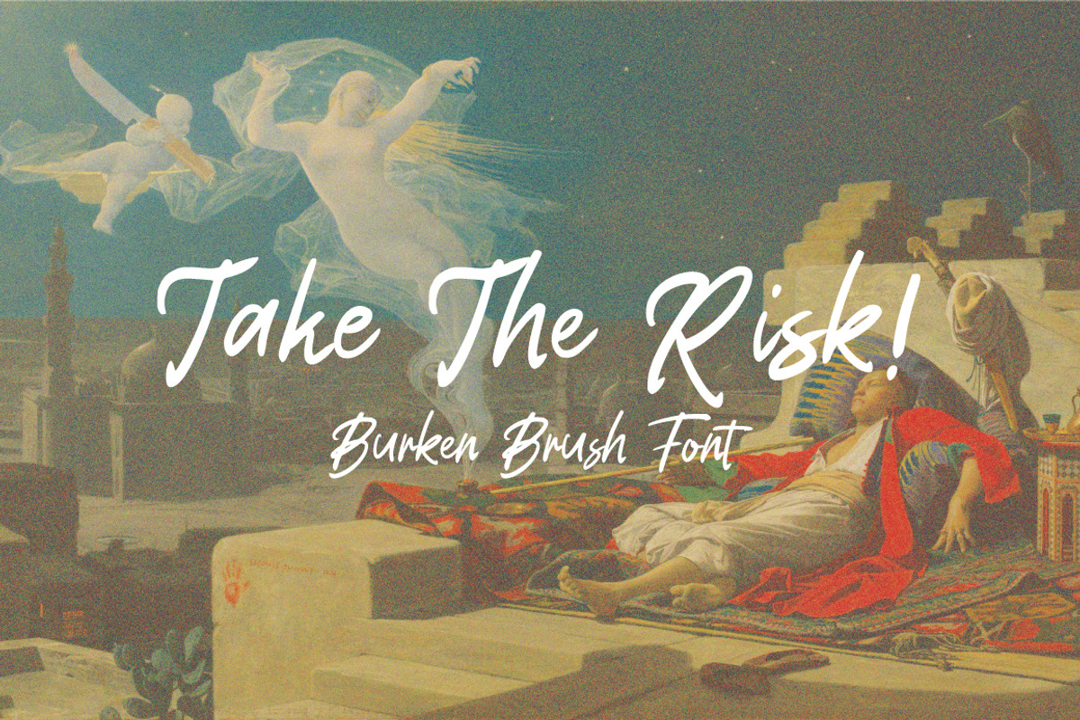 Burken - Brush Logotype, a Handwritten Font by tebaltipislab (Photo 6 of 8)