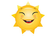 Sun Emoticons, an Emoji Icon by land art (Thumbnail 5 of 13)