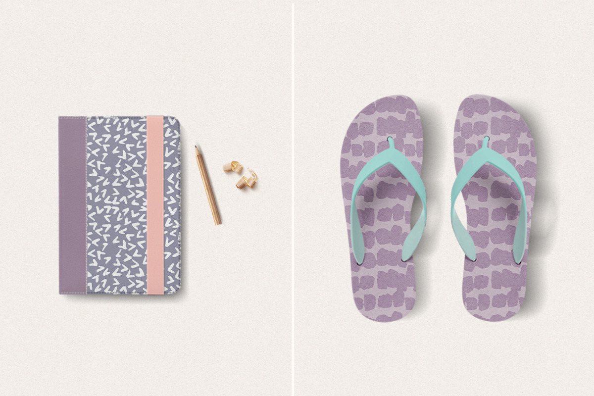 Brush strokes pattern collection, a Pattern Graphic by Nicetoseeya (Photo 3 of 7)