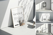 Poster and Photo Frame Mockup, a Print Template by simuradi (Thumbnail 1 of 7)