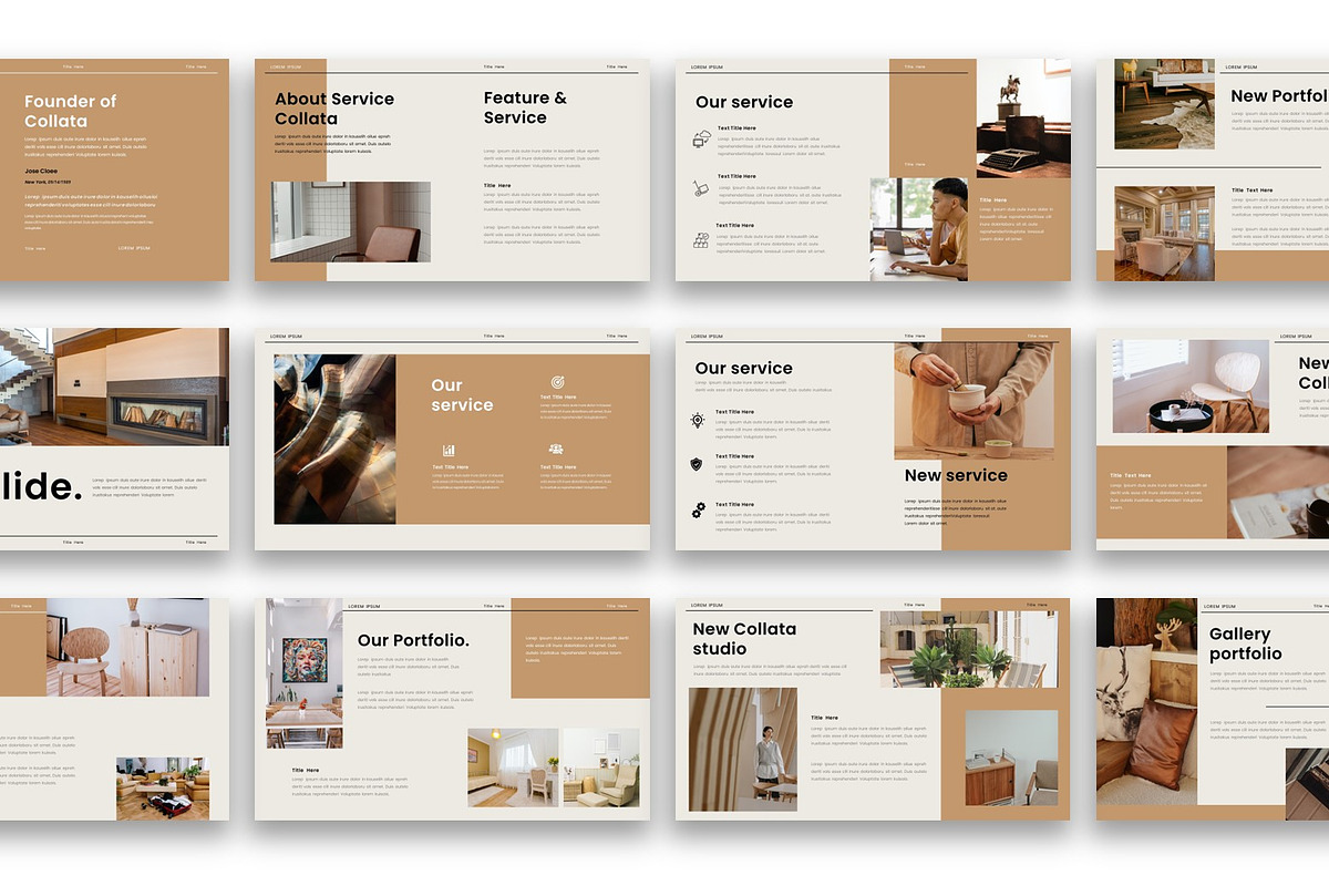 COLLATA - Business PowerPoint, a Presentation Template by kreatifreya