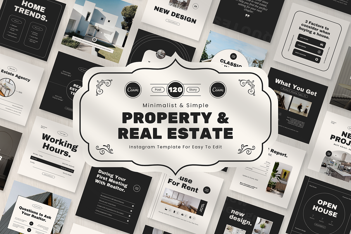 120 Simple Property Instagram Canva, a Social Media Template by Branding Victory STD (Photo 1 of 9)