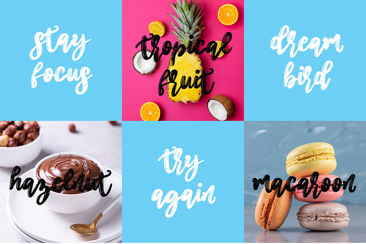 Croissant Lover - Brush Font, a Script Font by erlosDESIGN (Photo 5 of 14)