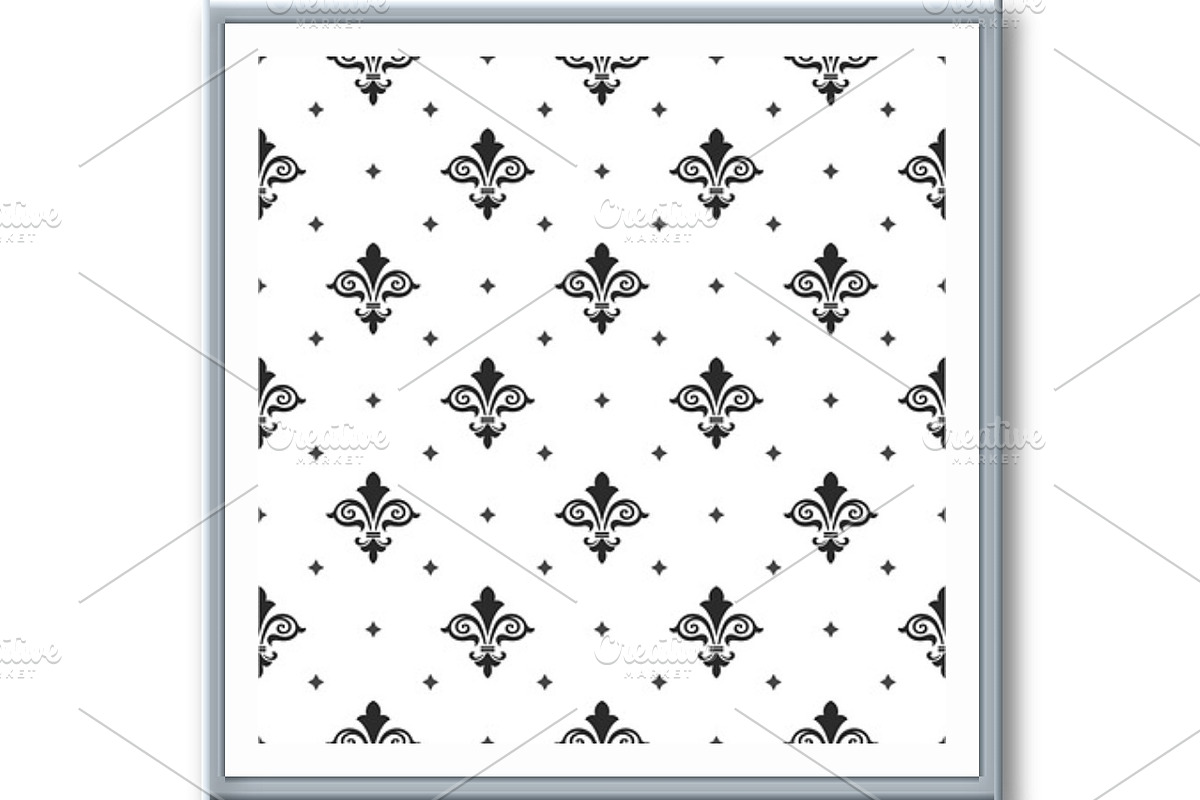 Geometric seamless floral pattern, a Pattern Graphic by RODINA (Photo 3 of 3)