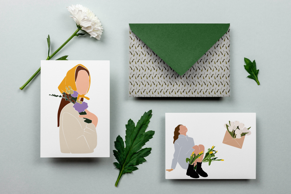 Spring set, vector illustrations, an Illustration by Yana_mide (Photo 6 of 11)