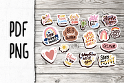 positive sticker pack, an Illustration by Veronika M (Thumbnail 2 of 2)