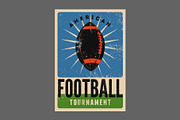 American Football vector poster set., a Sport Illustration by PoPaShop (Thumbnail 8 of 8)