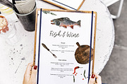 Menu Recipe Creator Watercolor Food, a Food Illustration by Bychovsky design (Thumbnail 4 of 5)