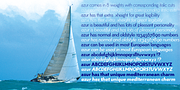 Azur, a Sans Serif Font by Wiescher-Design (Thumbnail 4 of 7)