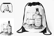 Whiskey Stuff, a Food Illustration by AntonPix Studio (Thumbnail 7 of 9)
