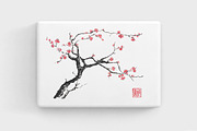 New hope sumi-e painting, a Background Graphic by Quetzal Art (Thumbnail 3 of 4)