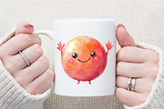 Retro Happy Smiles Clipart - Pastel, an Illustration by Sublimation Artist (Thumbnail 5 of 6)