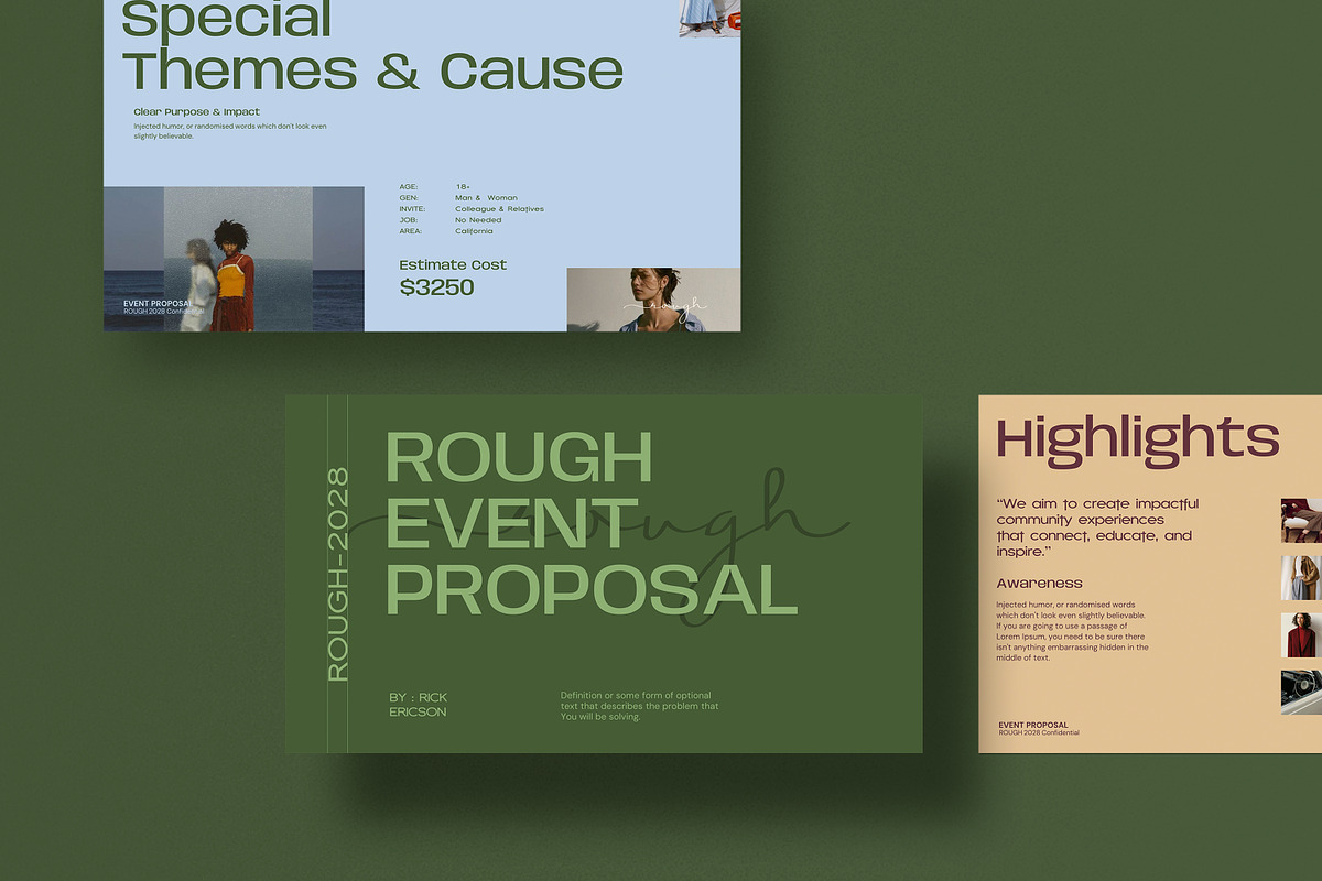 ROUGH Event Proposal Template preview 3