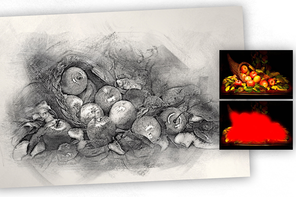 Charcoal Sketch Photoshop Action, an Action Add-On by GorynArt (Photo 13 of 18)