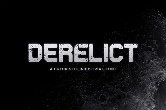 Derelict Typeface preview 7