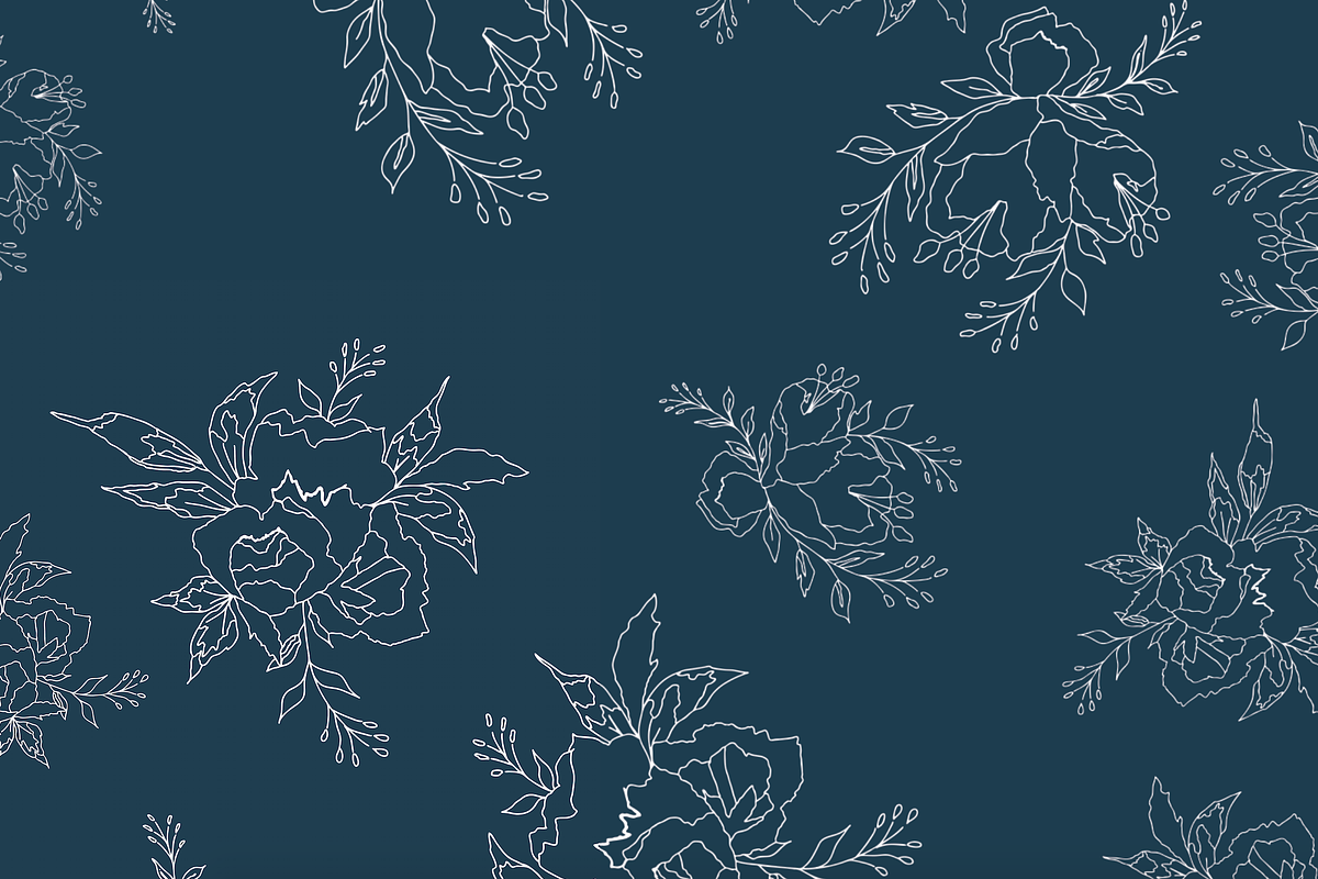 Flower drawings, an Illustration by Just Like White Creative (Photo 5 of 5)