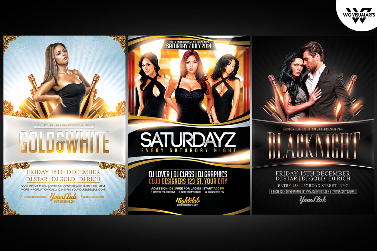 VIP Flyer Bundle, a Flyer Template by WG DESIGN (Photo 5 of 5)