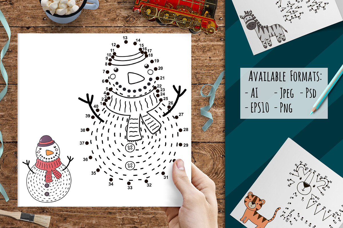 Dot to Dot Games Collection, an Animal Illustration by Gulnara Sabirova (Photo 7 of 7)