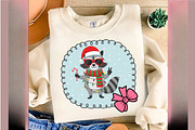 Christmas Funny Raccoon Coquette PNG, an Illustration by SinaCreation (Thumbnail 5 of 7)