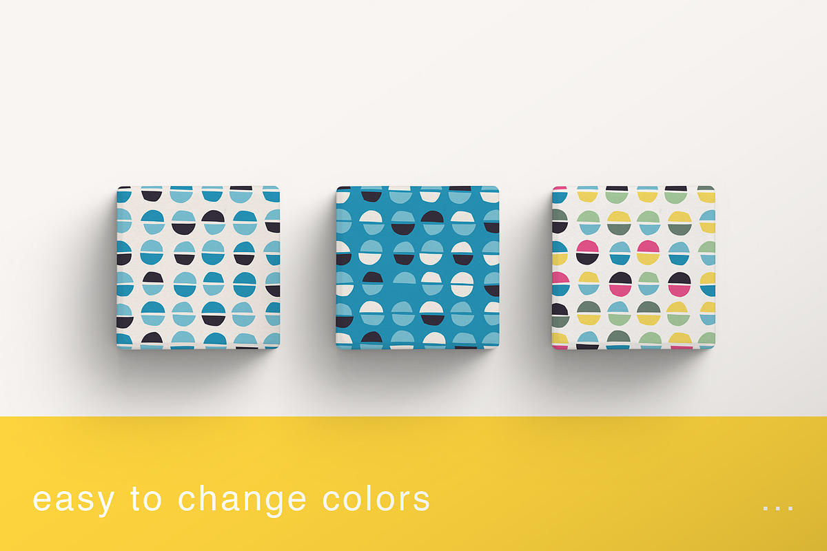 Color geometric seamless patterns, a Pattern Graphic by Magnia (Photo 4 of 9)