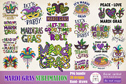 Mardi Gras Hand-drawn PNG Bundle, an Object Illustration by GlitterCraft (Thumbnail 1 of 101)