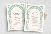Vintage Wedding Invitation Template, an Invitation Template by BrandPacks (Thumbnail 2 of 6)