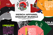 Merch Apparel Mockup Bundle, a Shirt Mockup by DaldSgh (Thumbnail 1 of 17)