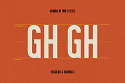 Hueber - Retro Condensed Sans, a Sans Serif Font by UppercapType (Thumbnail 7 of 8)