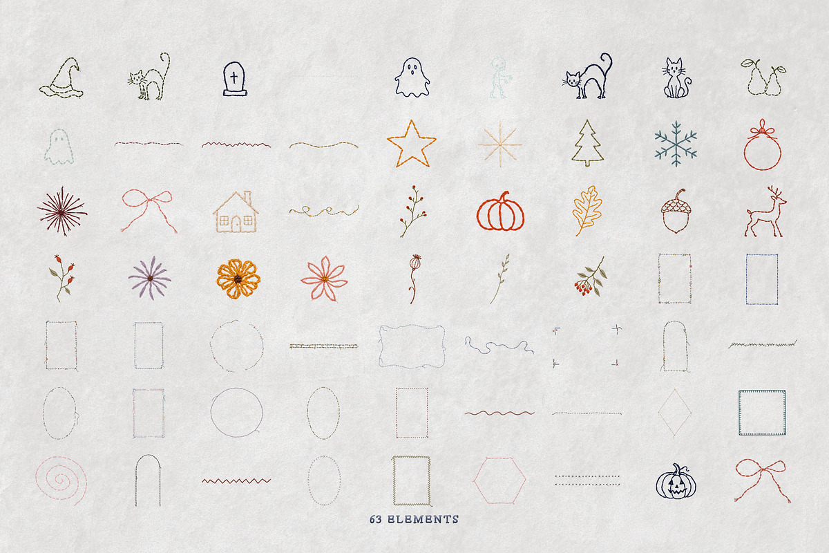 Stitched Archive Editorial Set, an Object Graphic by nadispasibenko (Photo 7 of 9)