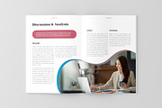 White Blue Creative Annual Report, a Magazine Template by UICreative (Thumbnail 4 of 4)