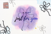 Coquette Ribbons Hand Drawn, an Illustration by RimzStudio (Thumbnail 8 of 11)