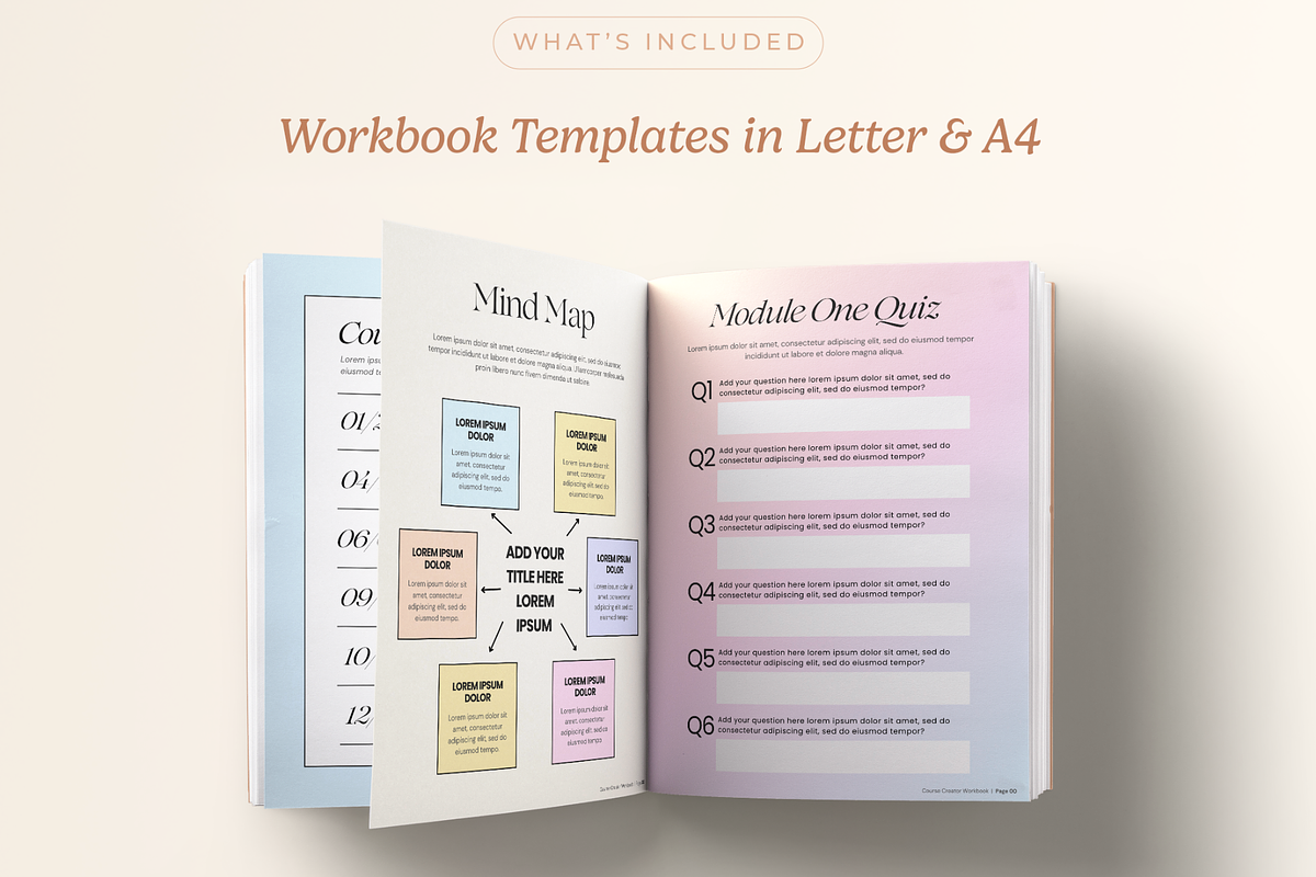 Bundle of Course Creator Templates, a Marketing Template by Creatif Foundry (Photo 2 of 9)