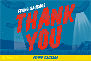 Flying Sausage – Layered Sci Fi Font, a Font by Remedy667 (Thumbnail 6 of 6)