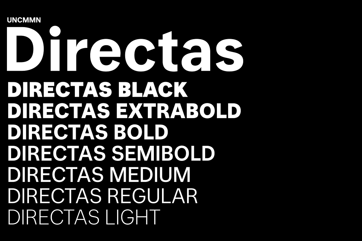 UNCMMN Directas - 7 style Sans Serif, a Font by Kotivoro (Photo 17 of 23)
