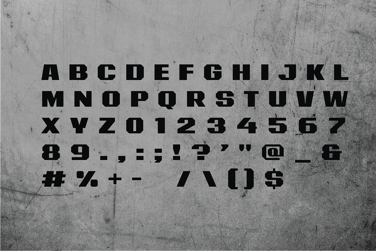 Brek-Bold Blocky Sans Serif Font, a Sans Serif Font by Ebad Designs (Photo 2 of 9)