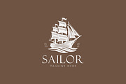 Nautical Logo Ship Sailboat Ocean, a Branding & Logo Template by Signatoro (Thumbnail 3 of 4)