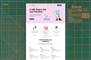 Bootstrap Landing Page HTML Template, a Landing Page Template by Nice, Very Nice (Thumbnail 2 of 7)