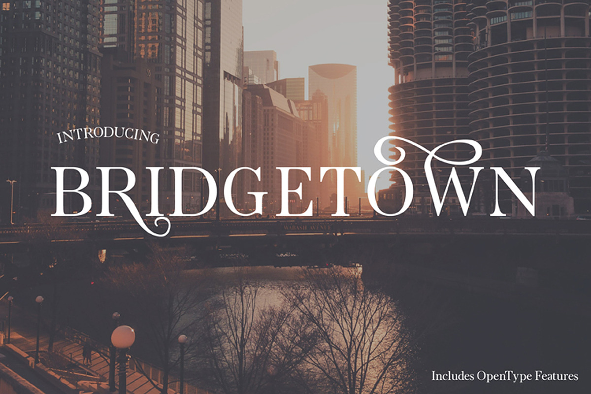 Bridgetown, a Sans Serif Font by edcreative (Photo 1 of 5)