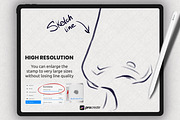 Procreate Nose Brushes Stamps, a Brush Add-On by Procreate Market (Thumbnail 2 of 5)