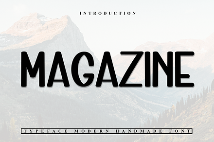Magazine, a Sans Serif Font by FreshTypeINK
