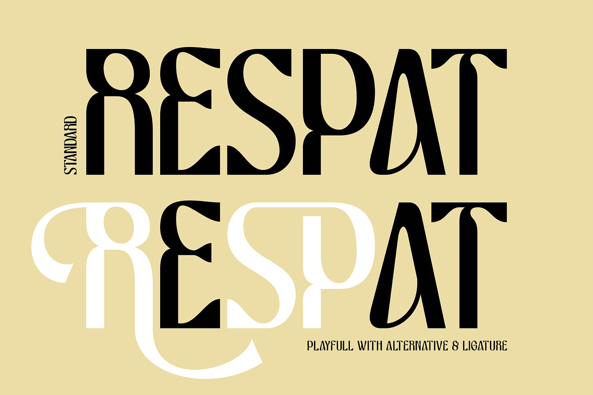 Ekspato Display Font, a Sans Serif Font by Ekahermawan (Photo 6 of 12)