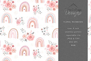 Watercolour Florals Seamless Pattern, a Pattern Graphic by Tatra Cottage Designs (Thumbnail 5 of 7)