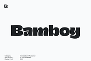 Bamboy; Soft Groovy Display Font, a Sans Serif Font by Eko Bimantara (Thumbnail 1 of 12)
