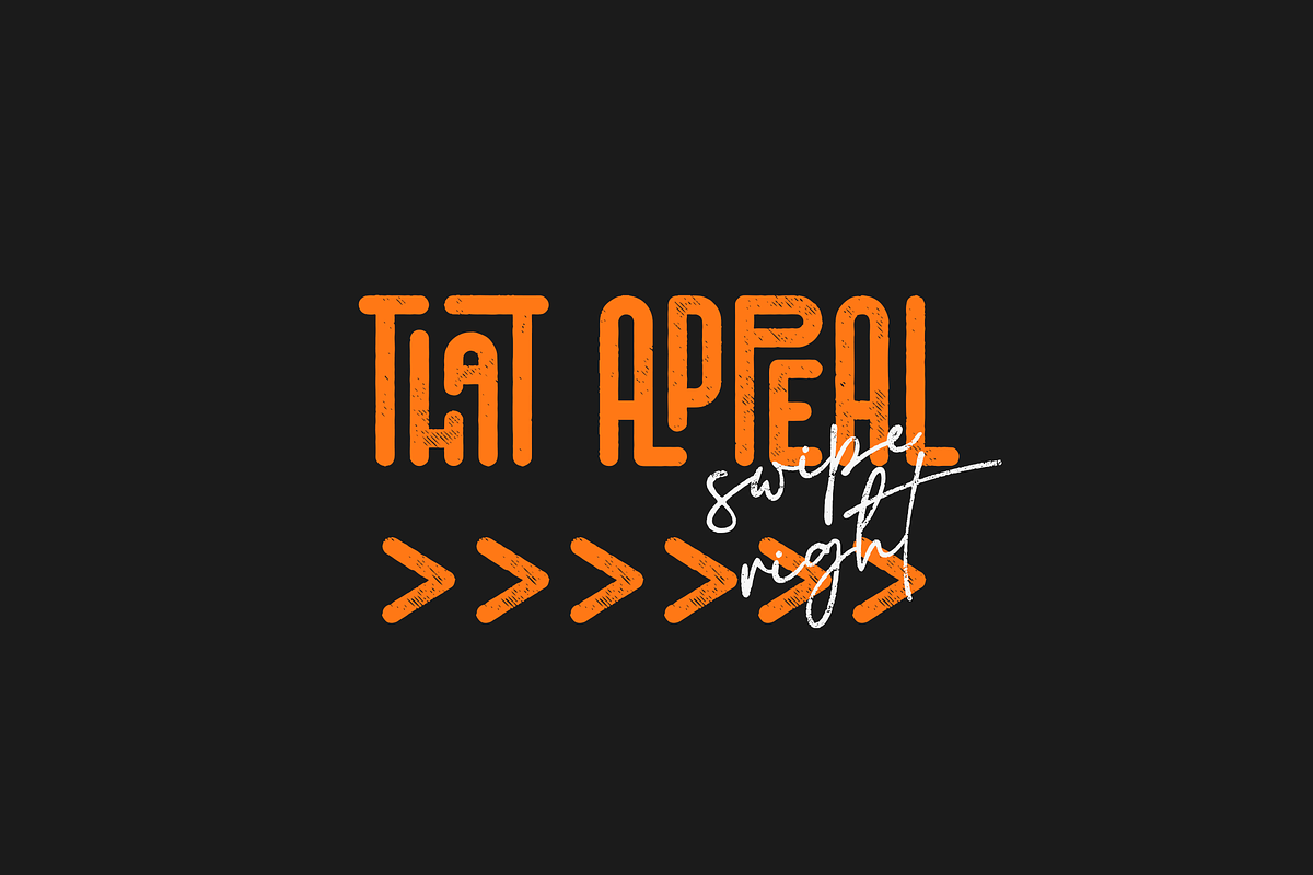 SALE! That Appeal - inked edition, a Sans Serif Font by VP Fonts (Photo 4 of 12)