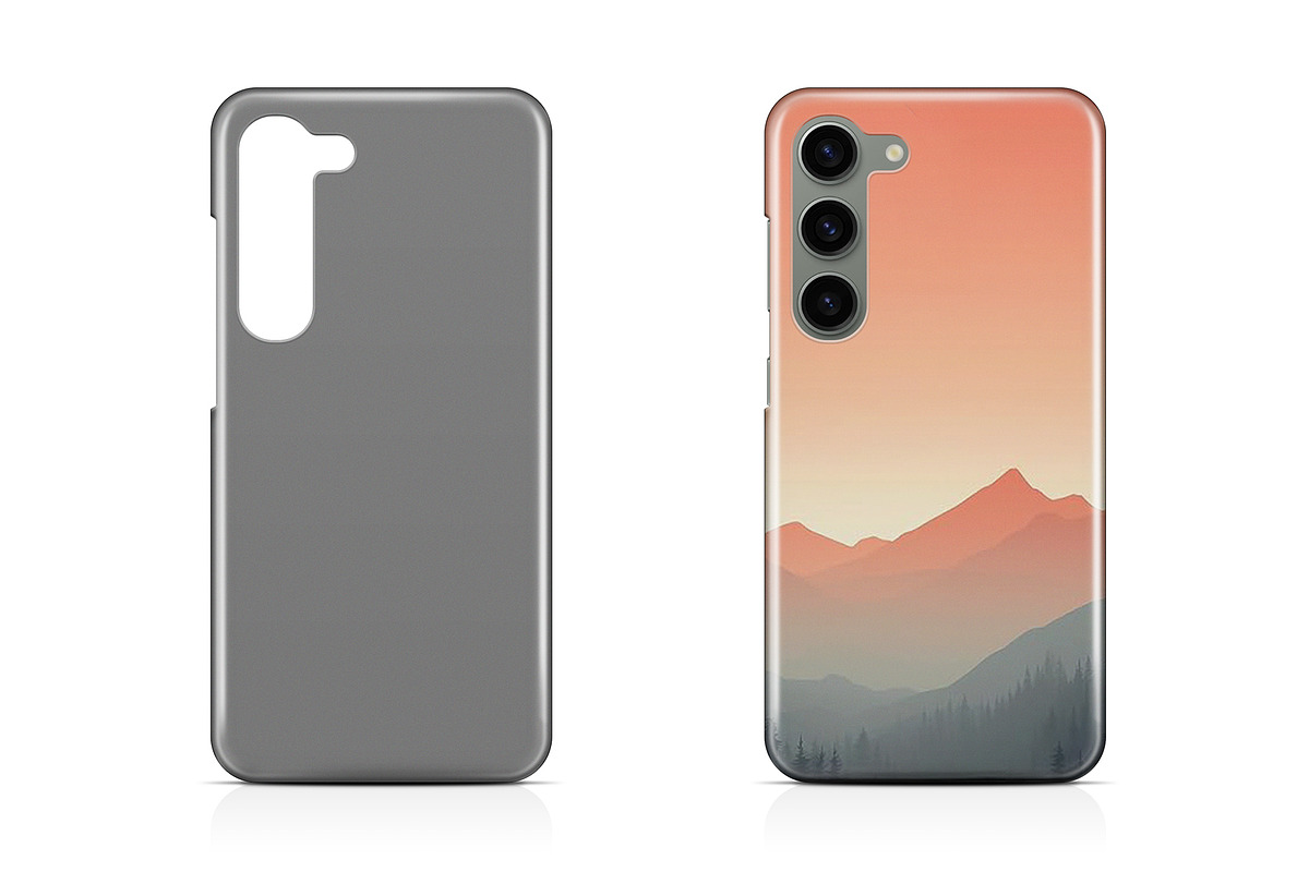 Galaxy S23 3d Phone Case Mockup, an Android Mockup by GraphicsPixel (Photo 5 of 5)